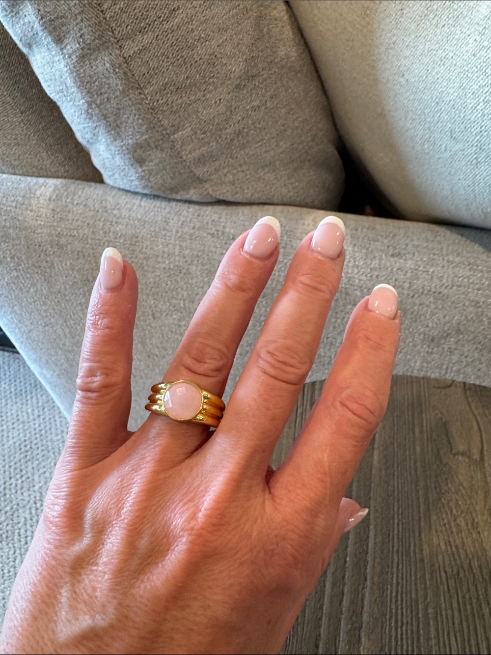 Gorjana Gold Reed Power Gemstone Ring - Picture 3 of 4